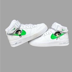 Powerpuff girls custom Air Force ones